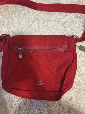 Red Coach Crossbody thumbnail 1