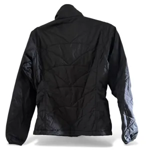 LL Bean Womens Quilted Jacket Black Full‎ Zip Lightweight XXS PrimaLoft Coat thumbnail 3