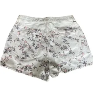 rag & bone Floral Ellie Denim White 24‎ Purple Pink Shorts thumbnail 7