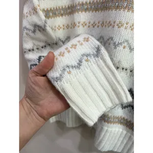 American Eagle Fair Isle Nordic Cozy Cabin Core Winter‎ Sweater Size XS thumbnail 4