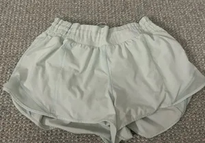 Lululemon Mint Green 2.5" Hotty Hot Shorts thumbnail 1