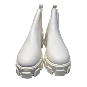 Circus by Sam Edelman Platform White Lug Sole Chelsea Boots Women's‎ size 7 thumbnail 3