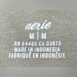 Aerie Size M Oversized Brushed Fleece Olive Green Pullover Tunic Sweatshirt thumbnail 3