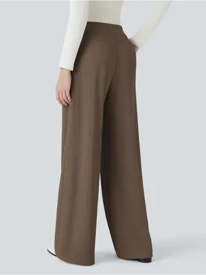 Halara Flex High Waisted Wide Leg Work Pants | M thumbnail 2