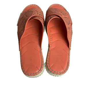 Franco Sarto Women's Orange‎ Snakeskin Platform Sandals Size 8 thumbnail 4