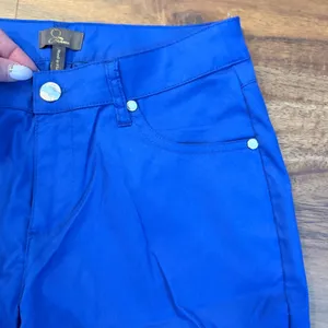 Jaanuu Royal Blue Flare Leg Scrub Pants J95043-RYLC-XS Snap Hem New thumbnail 4