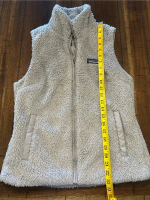 Patagonia Los Gatos Fleece Vest Women’s Medium Gray Full Zip Size M thumbnail 8