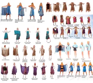 Reversible Wrap Maxi Skirt BINS612 thumbnail 3