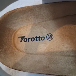 NEW Torotto Beige Double-Buckle Cork Sandals Women Size 8 Men Size 6.5 Cushioned thumbnail 4