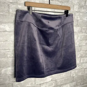 Lululemon Scuba High Rise Mini Skirt Velvet NWT Size XL (NFAL) LW8AL9S thumbnail 4
