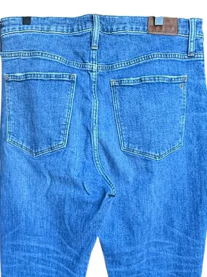 Madewell The High-Rise Slim Crop Boyjean in‎ Barksdale Wash Sz 32 thumbnail 8