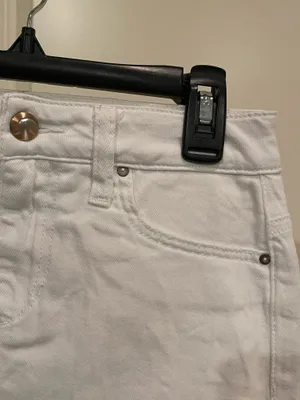 Joe’s Jeans White Denim Skirt 24 EUC thumbnail 4