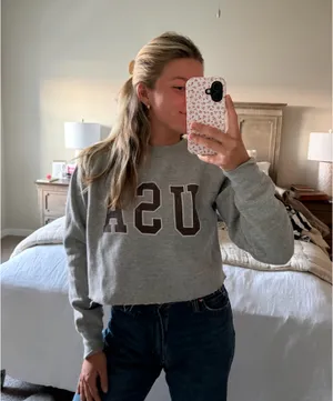 John Galt USA Sweatshirt Cropped Crewneck thumbnail 2