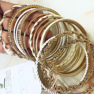 La Cotton gold tone bracelet bundle of 13 thumbnail 3