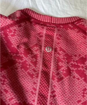 Lululemon Pink Snackskin Print Long Sleeve 4 thumbnail 5