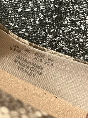 Womens sz9.5 NWOT Dr. Scholl's Wexley Slip On Flats-Taupe/Snake Print. thumbnail 13