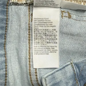 Madewell Perfect Vintage Straight Jean Womens 23T High Rise Hemp Blend Blue thumbnail 8