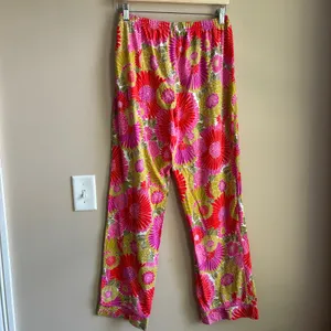Bed Head PJs + Trina Turk pink yellow floral pajama set women's S organic cotton thumbnail 12