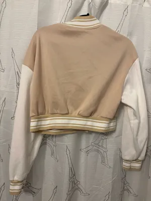 Cropped Jersey jackets Tan Size L thumbnail 2