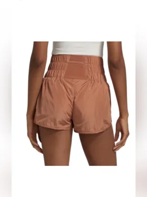 Free People Movement Size M Burnt Orange The Way Home High Rise Athletic Shorts thumbnail 2