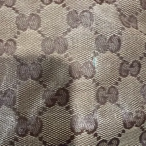 Gucci Hysteria Beige and BrownCrystal Large GG Water-resistant Shoulder Bag thumbnail 7