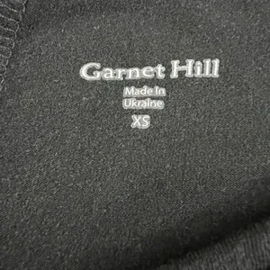 Garnet Hill‎ Tunic Dress XS Black 3/4 Sleeve Stretch Minimalist Tencel Lyocell thumbnail 8