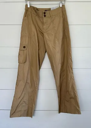 Patagonia Women’s 8 Khaki Super Cali Pants Organic Cotton NWT thumbnail 1