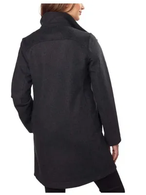 Pendleton Women's Water Resistant Cascade Wool Campbell Coat Jacket Charcoal thumbnail 3