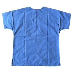 CHEROKEE  Blue V Neck Scrubs Top, S thumbnail 2