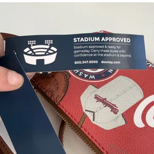 Dooney &‎ Bourke Washington Nationals MLB Red Crossbody Bag Stadium Approved NEW thumbnail 7