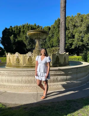 ZARA White Tiered Mini Dress thumbnail 13