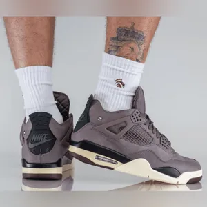 Nike Air Jordan 4 Retro X A Ma Maniére 'Violet Ore' High Top Sneakers thumbnail 3