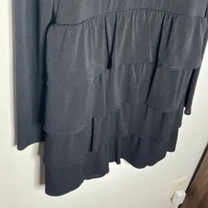 Show me your mumu long sleeve tiered mini dress black size S thumbnail 7