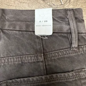 Good American Good 90’s Duster Brown Jeans Straight Leg‎ Coffee Size 26 thumbnail 7