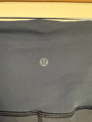 Lululemon Womens Leggings Adjustable Mesh rusching Navy Blue Size 8 High Rise thumbnail 4