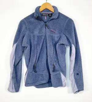 Patagonia Vintage Y2K Polartec Fleece Full-zip Purple Coat Jacket Womens S thumbnail 1
