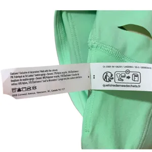 Lululemon Energy Longline Bra Women XXS Citra Lime Strappy Back LW2EHUS Bra thumbnail 6
