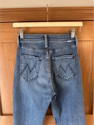 MOTHER The Tripper Ankle Fray Flared Jeans in We the Animals Wash Women’s 26 thumbnail 10