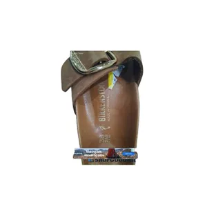Birkenstock Arizona Big Buckle Sandals EU 38 US 7-7.5 Brown Leather Gold slide thumbnail 8
