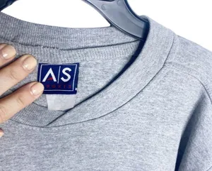Vintage USA embroidered sweatshirt gray 90s large thumbnail 4