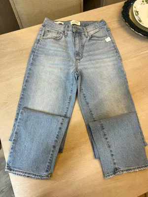 Universal thread high rise 90s straight jeans  thumbnail 1