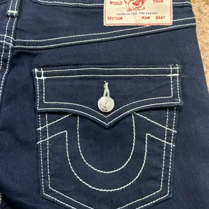 TRUE RELIGION VINTAGE BECCA BIG T FLAP BOOTCUT JEAN size 27 NWT thumbnail 12