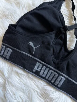 PUMA racerback sports bra thumbnail 5