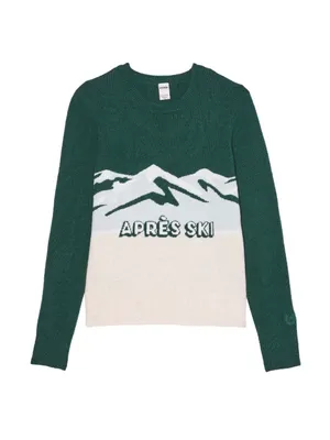 Collegiate Knit Crewneck Sweater - PINK Victoria Secret - Après Ski thumbnail 4