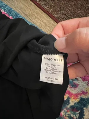 Majorelle Poise Black Off Shoulder Flare Mini Dress Small xs thumbnail 12