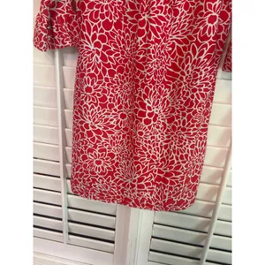 Aryeh‎ Coral And White Floral Dress Size Small thumbnail 5