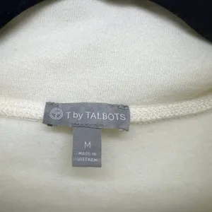 T by Talbots Sweatshirt Womens Medium Mock Neck Soft Cozy Activewear Loungewear thumbnail 2