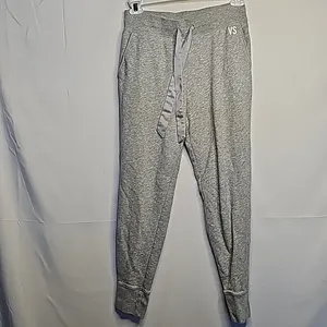 Victoria's Secret pull on jogger sweatpants gray lounge sz Small thumbnail 2