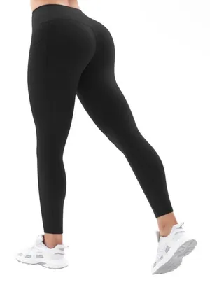 VertVie High Waisted Leggings. Crossover V Waist Butt Lift, Tummy Control, Sz S thumbnail 1