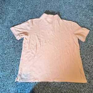 Croft & Barrow Womens Peach Orange‎ 100% Cotton Short Sleeve Polo Shirt Large thumbnail 5